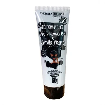 DERMACHEM GEL 60G PEEL OFF ARGILA NEGRA