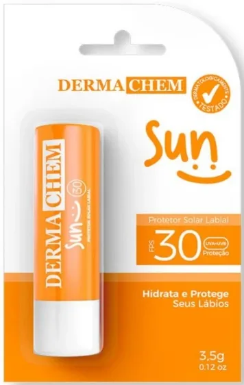 DERMACHEM PROTETOR SOLAR LABIAL 3,5G 30FPS