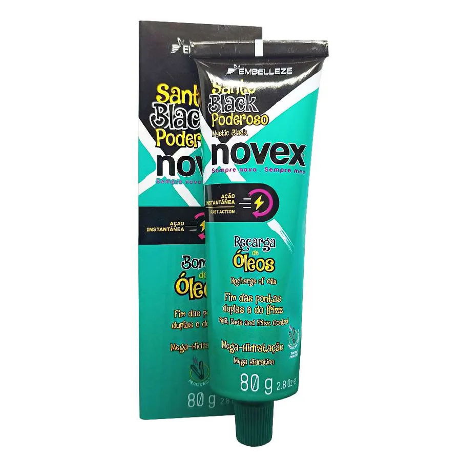 EMBELLEZE NOVEX 80G RECARGA CACHOS OLEOS SANTO