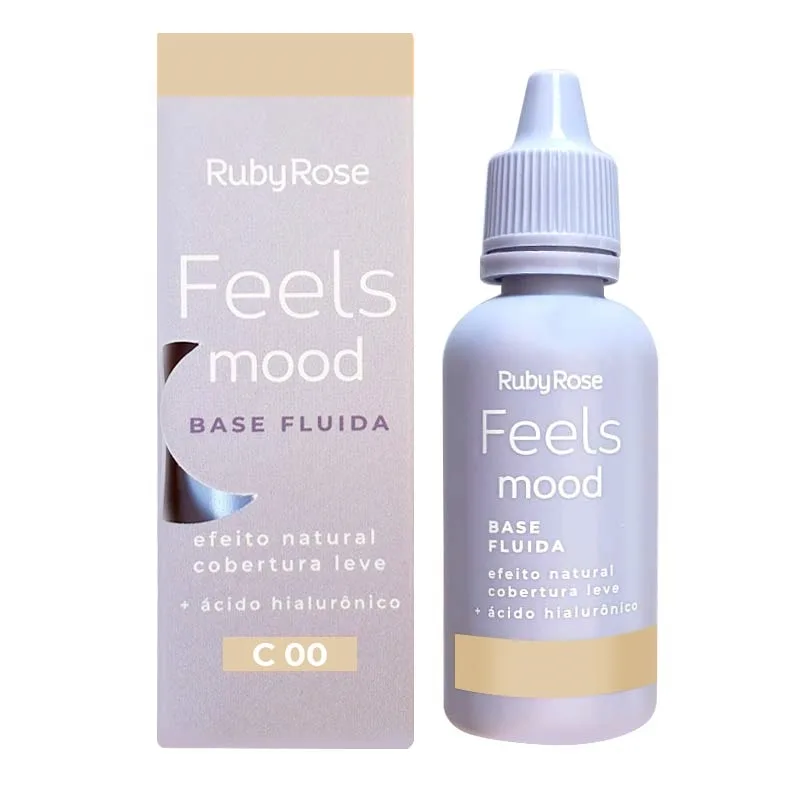 RUBY ROSE BASE FLUIDA 25G BEGE FEELS MOOD