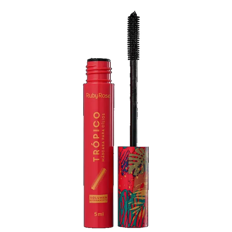 RUBY ROSE MASC CILIOS 5ML TROPIC VERMELHO HB502