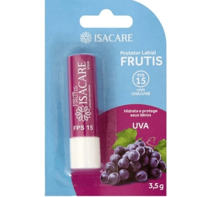ISACARE PROT 3 5G LABIAL FPS15 FRUTIS UVA 0128