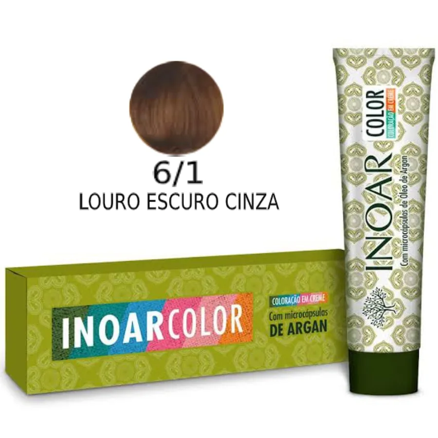 INOAR TINTURA 6.1 LOURO ESCURO CINZA