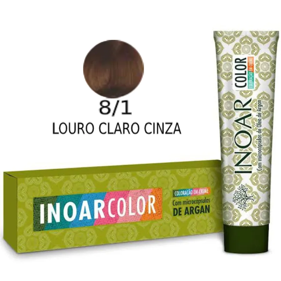 INOAR TINTURA 8.1 LOURO CLARO CINZA