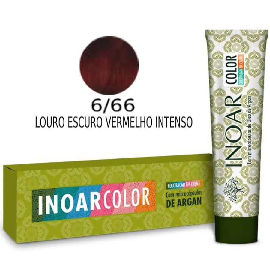 INOAR TINTURA 6.66 LOURO ESCURO VERMELHO INTENSO