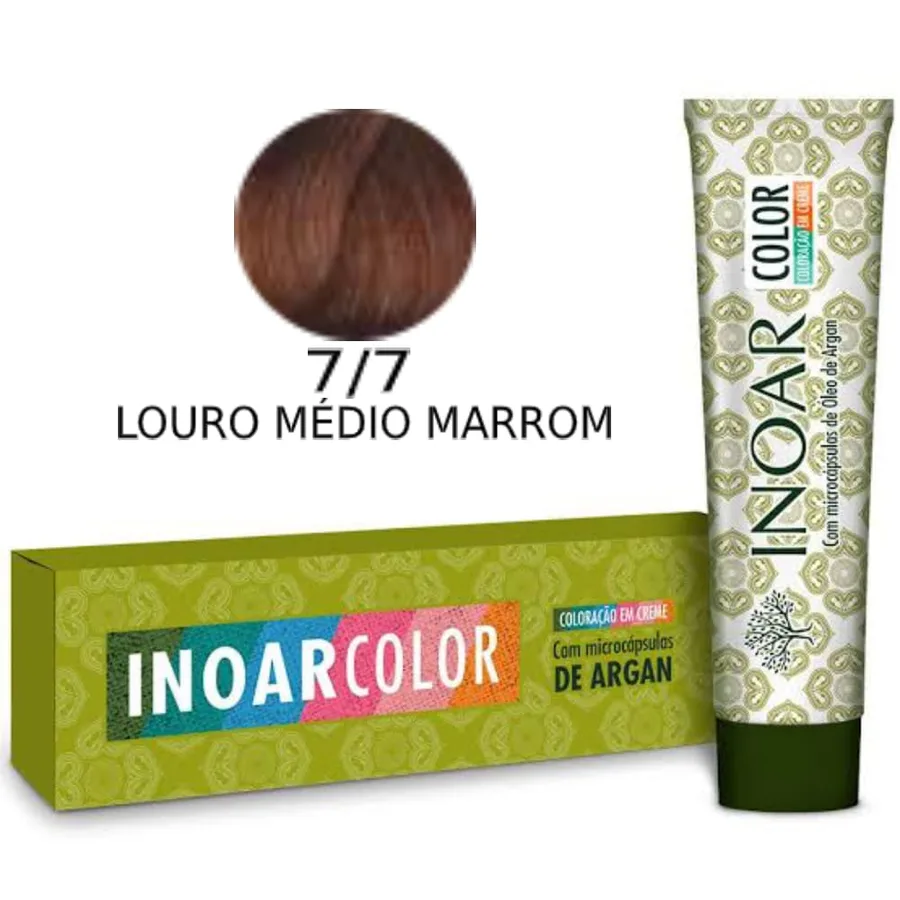 INOAR TINTURA 7.7 LOURO MEDIO MARROM
