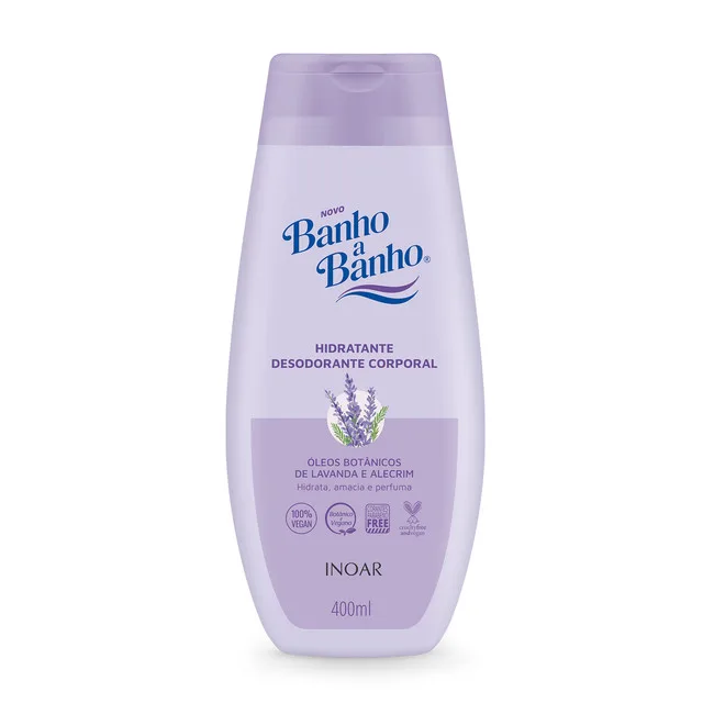 INOAR LOCAO 400ML BANHO A BANHO HIDRATANTE