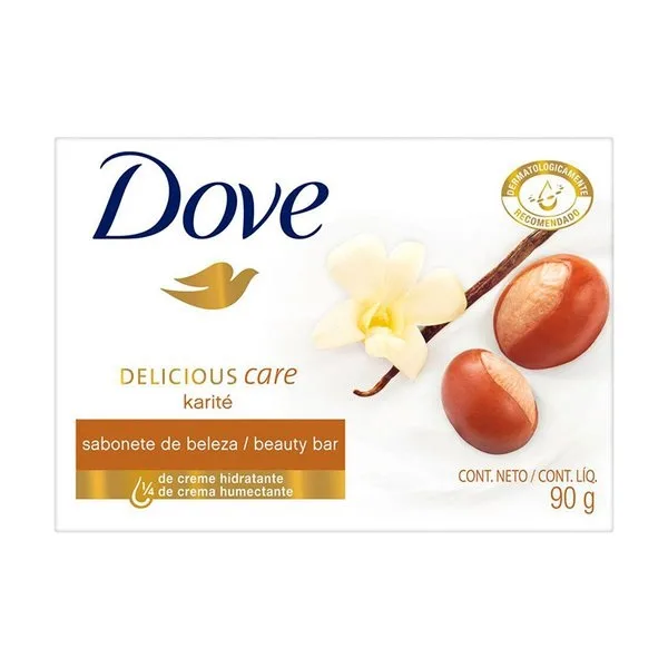 DOVE SABONETE 90G DELICIOUS CARE KARITÉ