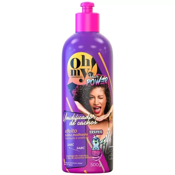 OH MY UMIDIFICADOR 500ML CACHOS HAIR POWER