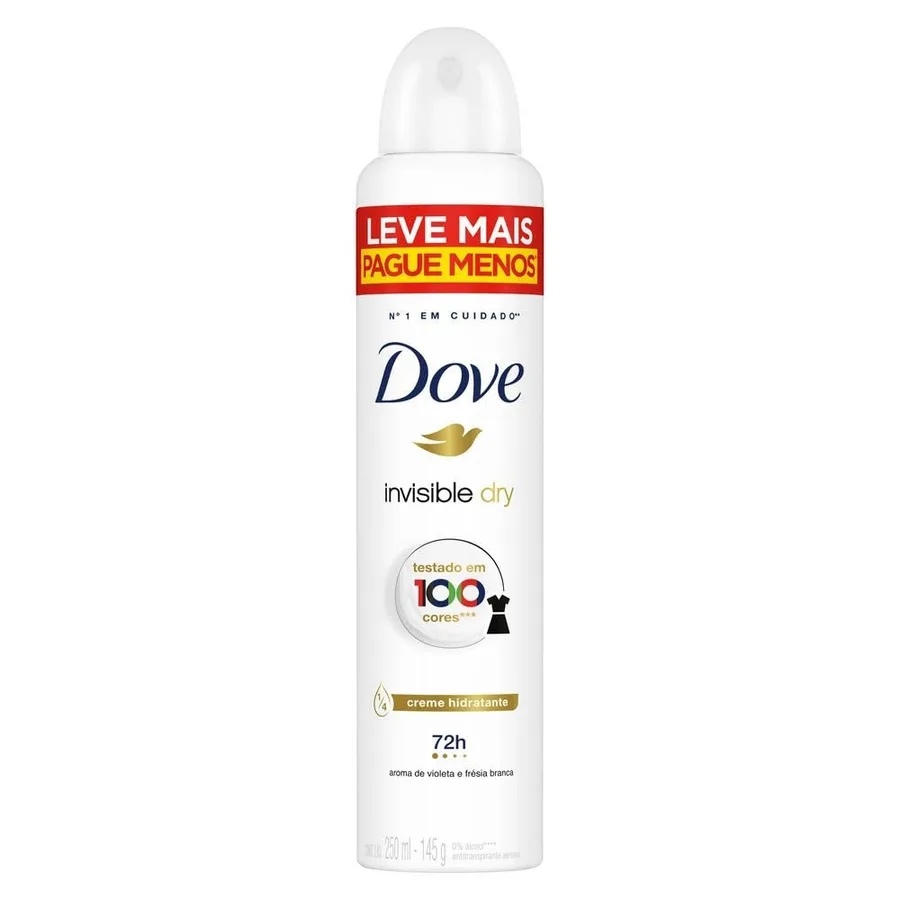 DOVE AEROSOL 250ML INVISIBLE DRY VIOLE