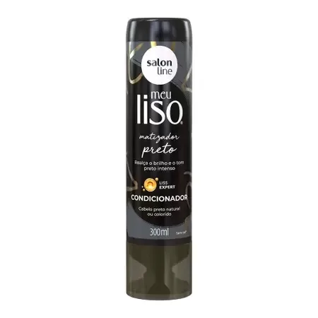 S.LINE COND 300ML MEU LISO MATIZADOR PRETO