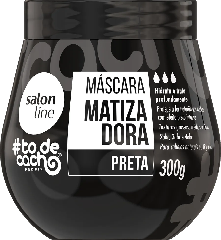 S.LINE MASC 300G MAT PRETA MAIONESE
