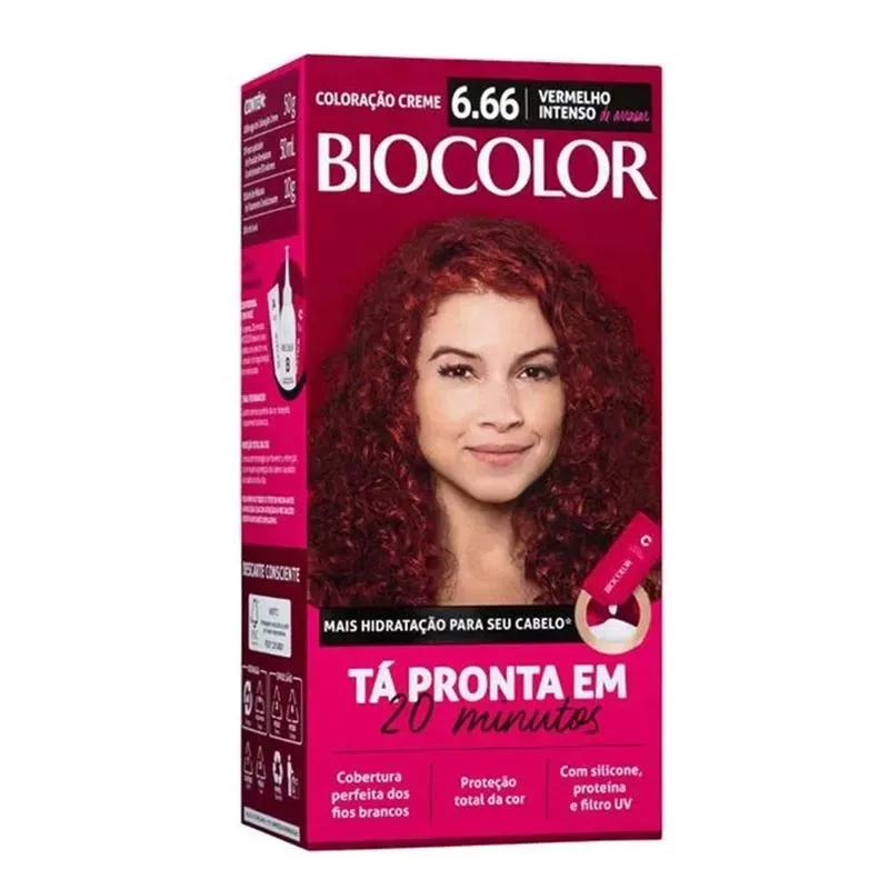 BIOCOLOR KIT MINI 6.66 VERMELHO INT