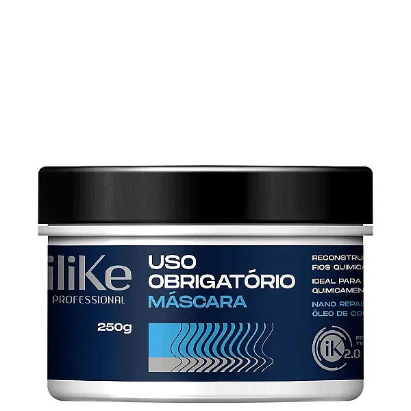 ILIKE MASCARA CAPILAR 250G USO OBRIGATORIO