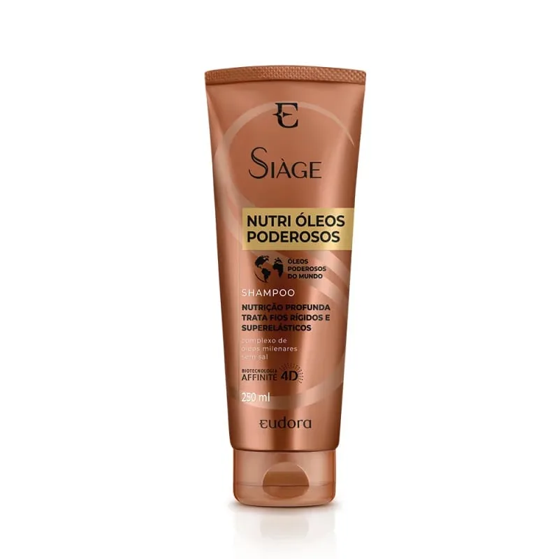 SIAGE SHAMPOO 250ML NUTRI OLEOS PODEROSOS