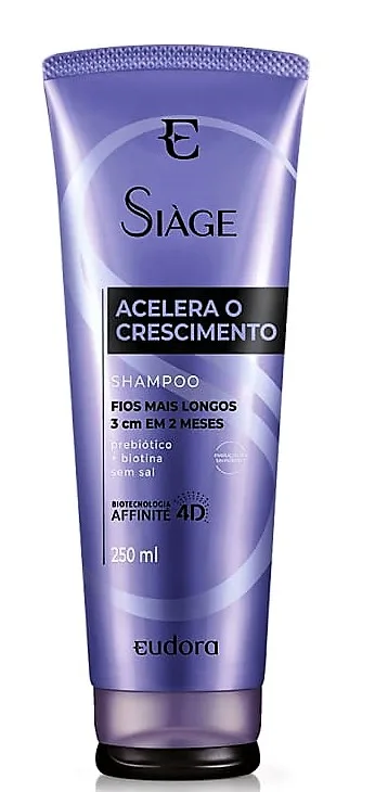 SIAGE SHAMPOO 250ML ACELERA CRESCIMENTO