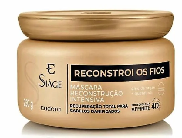 SIAGE MASCARA 250G CAP RECONSTROI FIOS