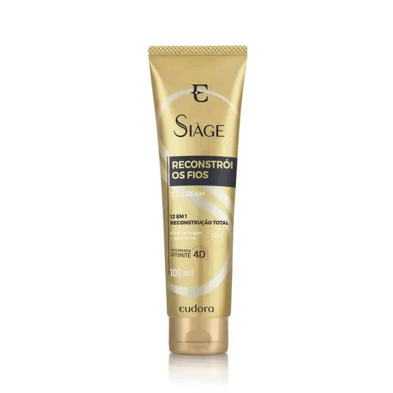 SIAGE CC CREAM 100ML RECONSTROI FIOS
