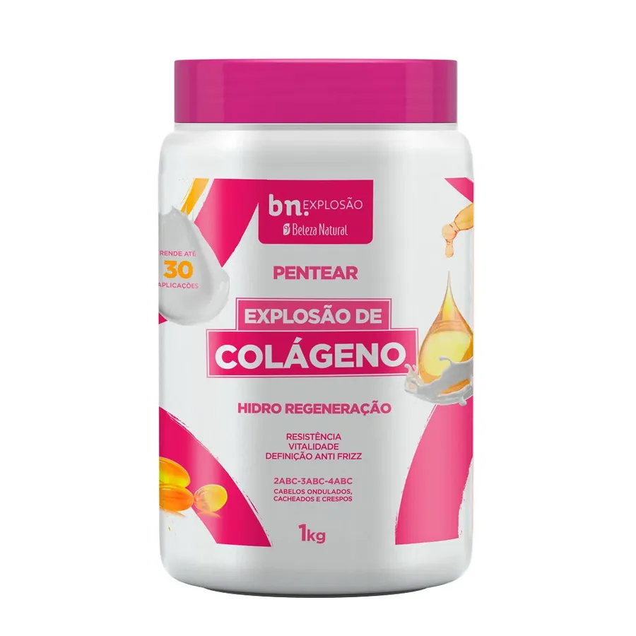 BELEZA NATURAL CREME 1KG EXPLOSAO COLAGENO