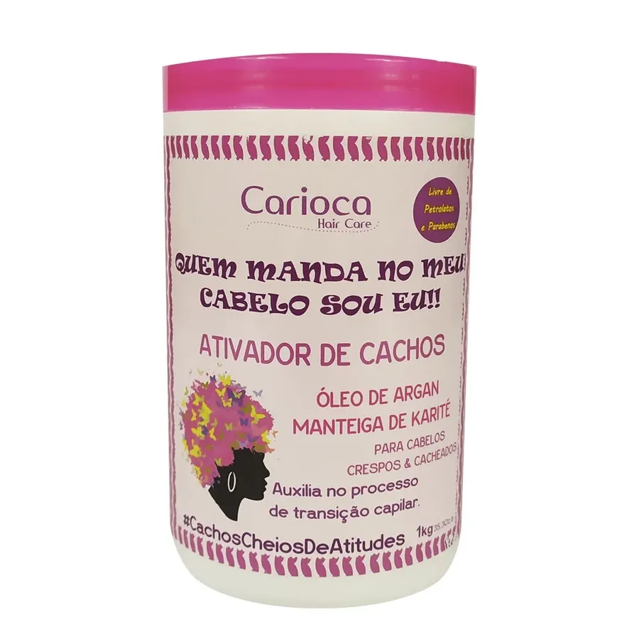 KIRIA ATIV 1KG CACHOS QUEM MANDA MEU CABELO SOU EU