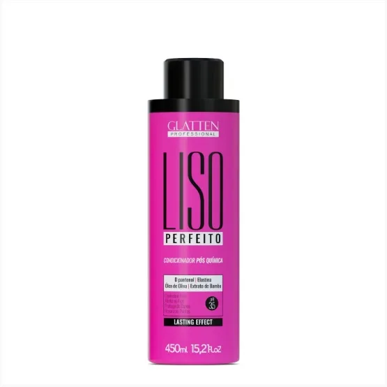 GLATTEN COND 450ML LISO PERFEITO