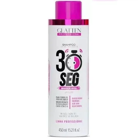 GLATTEN SH 450ML 30 SEGUNDOS