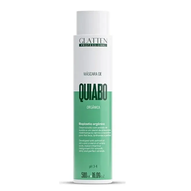 GLATTEN BIOPLASTIA 500ML QUIABO ORGANICA