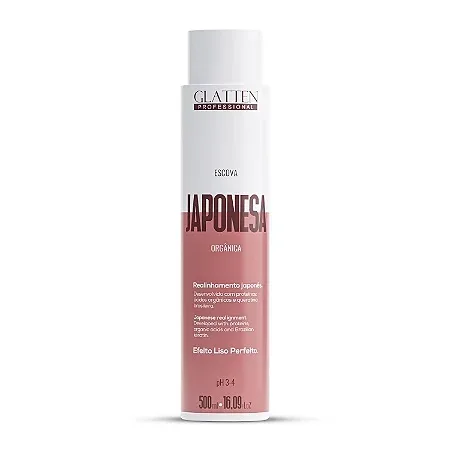 GLATTEN ESCOVA 500ML JAPONESA ORGANICA