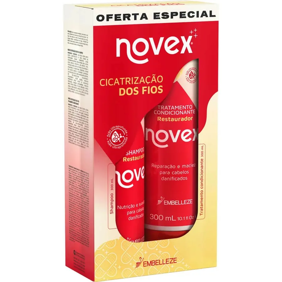 EMBELLEZE NOVEXVITAY KIT SH+COND 300ML CICATR FIOS