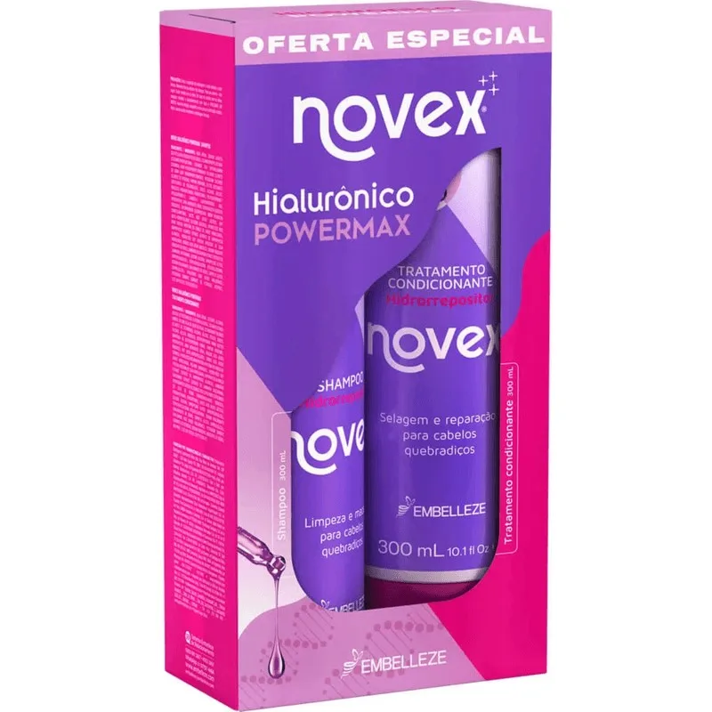 EMBELLEZE NOVEXVITAY KIT SH+COND 300ML HARMON CAP