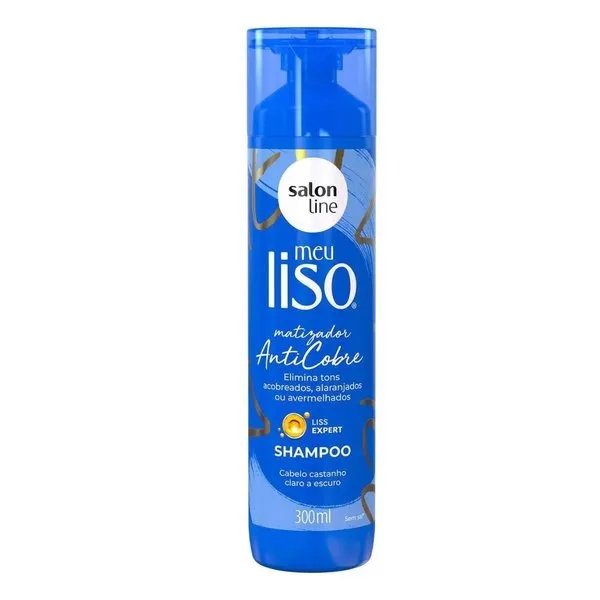 S.LINE SH 300ML MEU LISO MATIZ ANTICOBRE