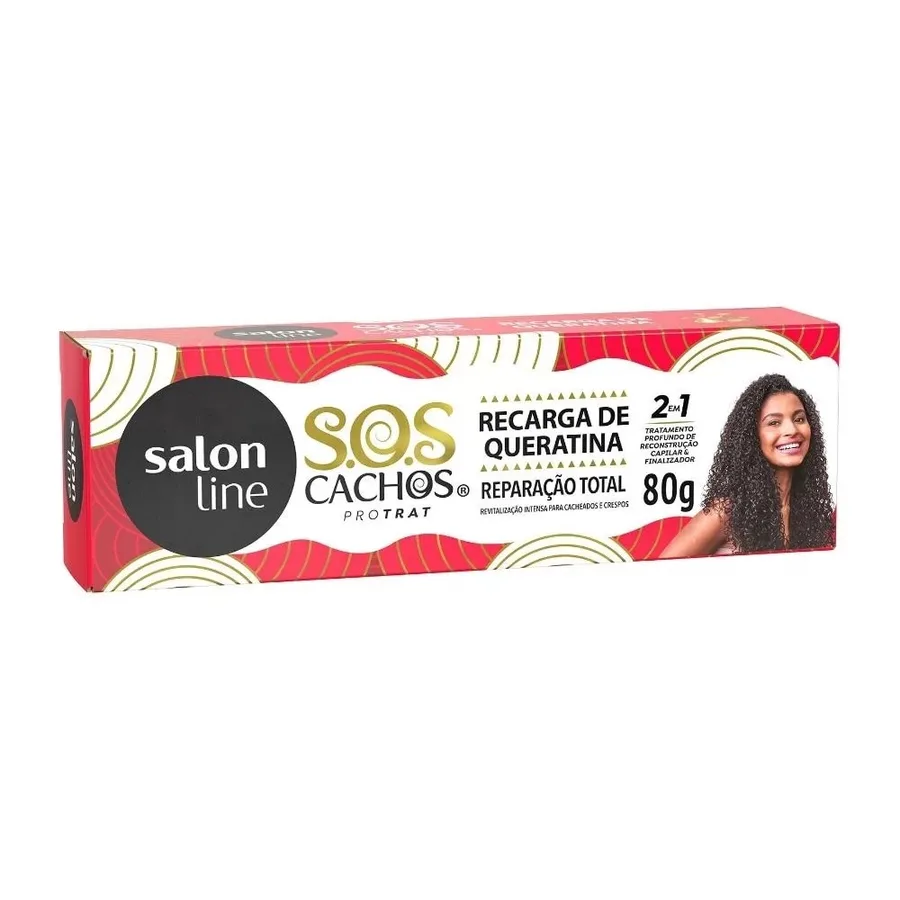 S.LINE RECARGA 80G QUERATINA REPARACAO TOTAL
