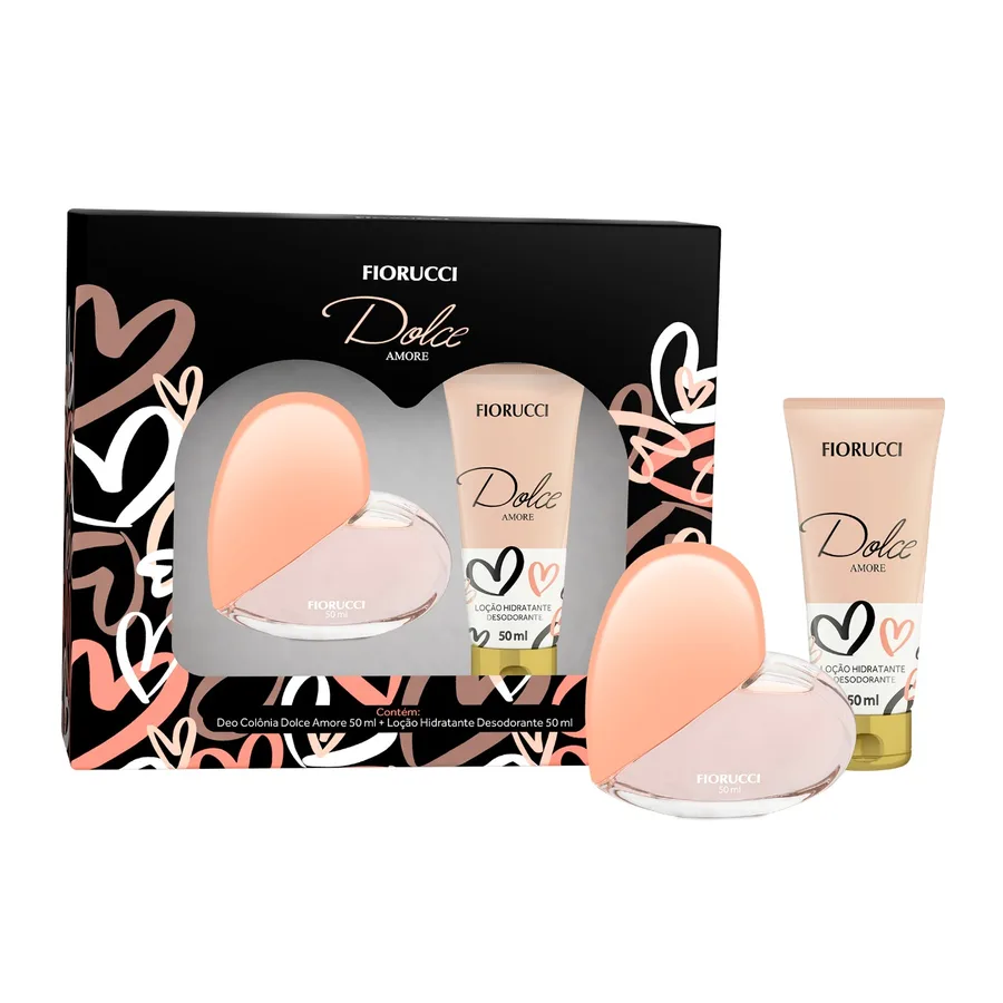 FIORUCCI KIT COLONIA 50ML+ HIDRAT 50ML DOLCE AMORE