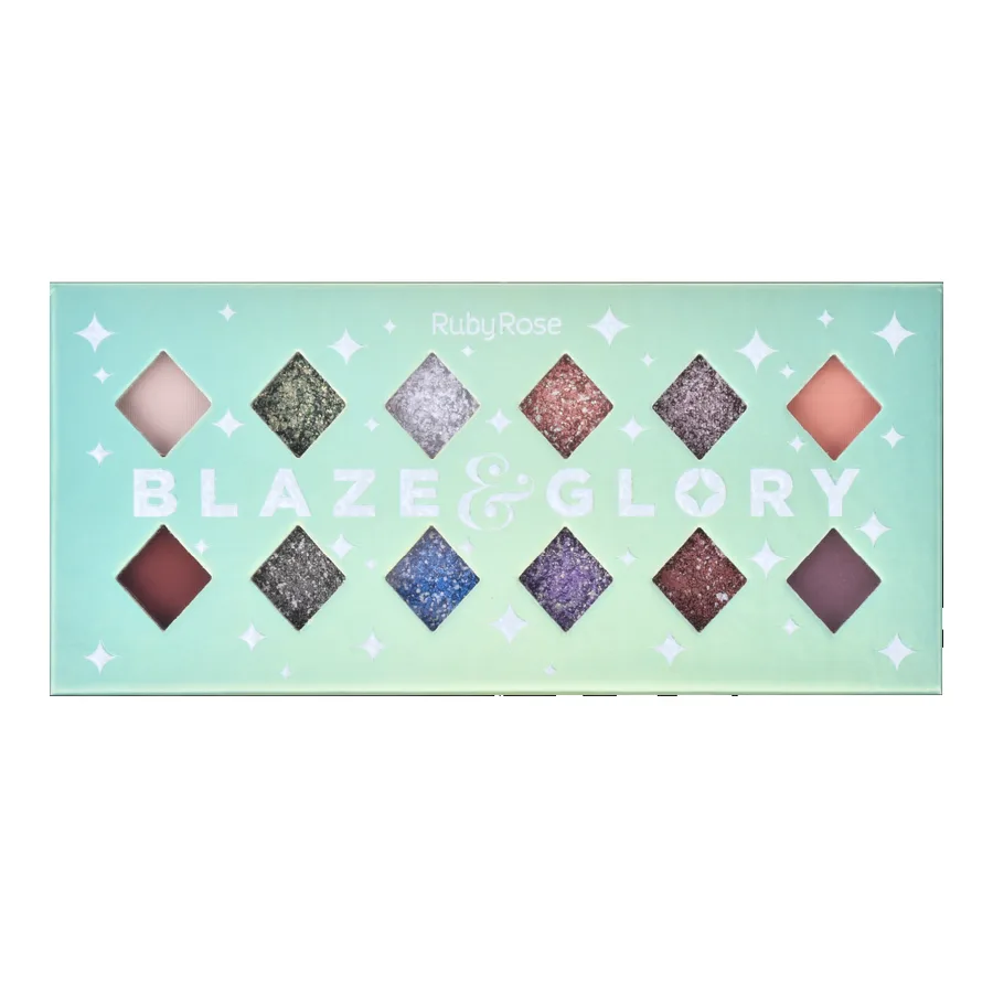 RUBY ROSE PALETA DE SOMBRA BLAZE E GLORY HB1083