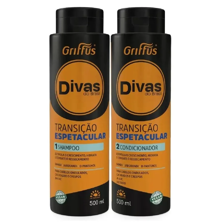 GRIFFUS KIT DIVAS SH+COND 500ML TRANSICAO