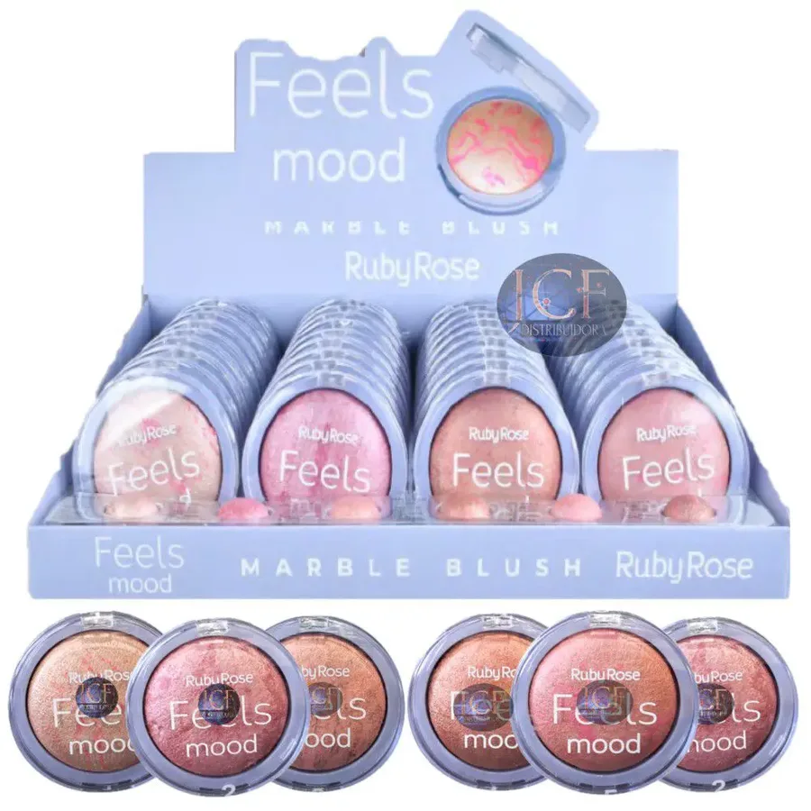 RUBY ROSE FEELS MOOD MARBLE BLUSH HB6117 BOX36