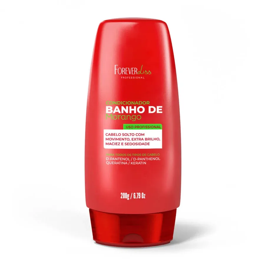 FOREVER LISS COND 200G BANHO VERNIZ MORANGO
