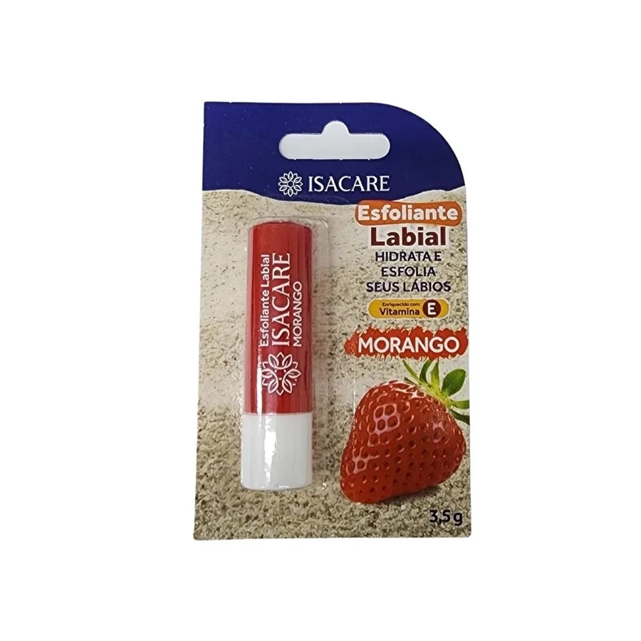ISACARE ESFOLIANTE 3 5G LABIAL MORANGO R0148