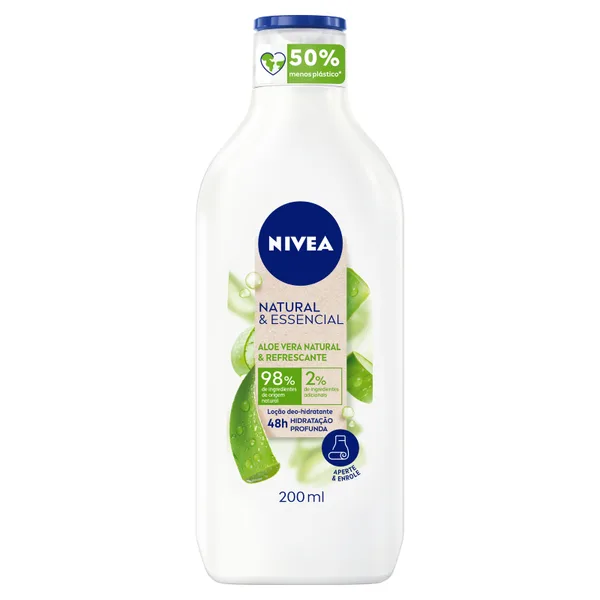NIVEA LOCAO HIDRATANTE 200ML NAT ALOE VERA R3343