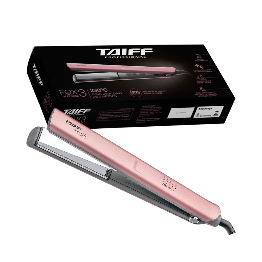 TAIFF PRANCHA FOX ION 3 ROSE SOFT BIVOLT