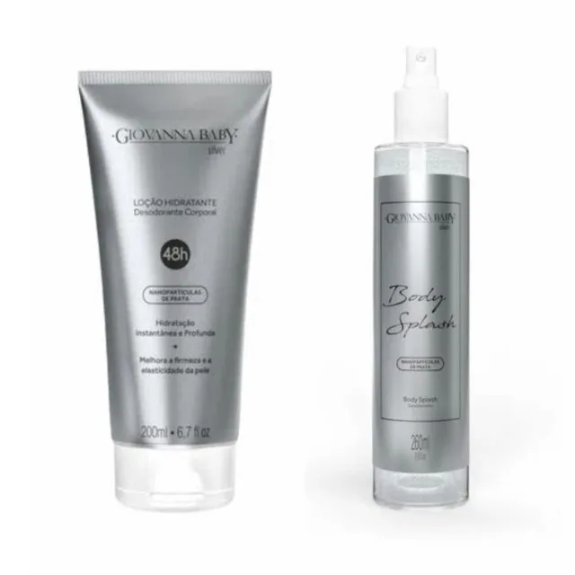 GIOVANNA BABY KIT BODY SPRAY 260ML+LOC200ML SILVER