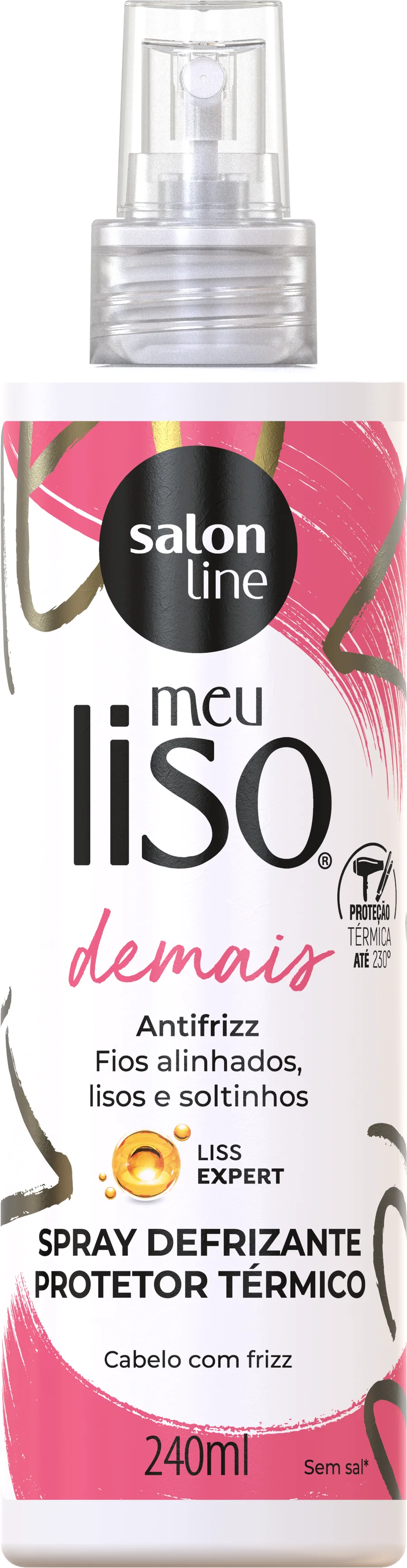 S.LINE SPRAY 240ML DEFR TERM MEU LISO COND DEMAIS