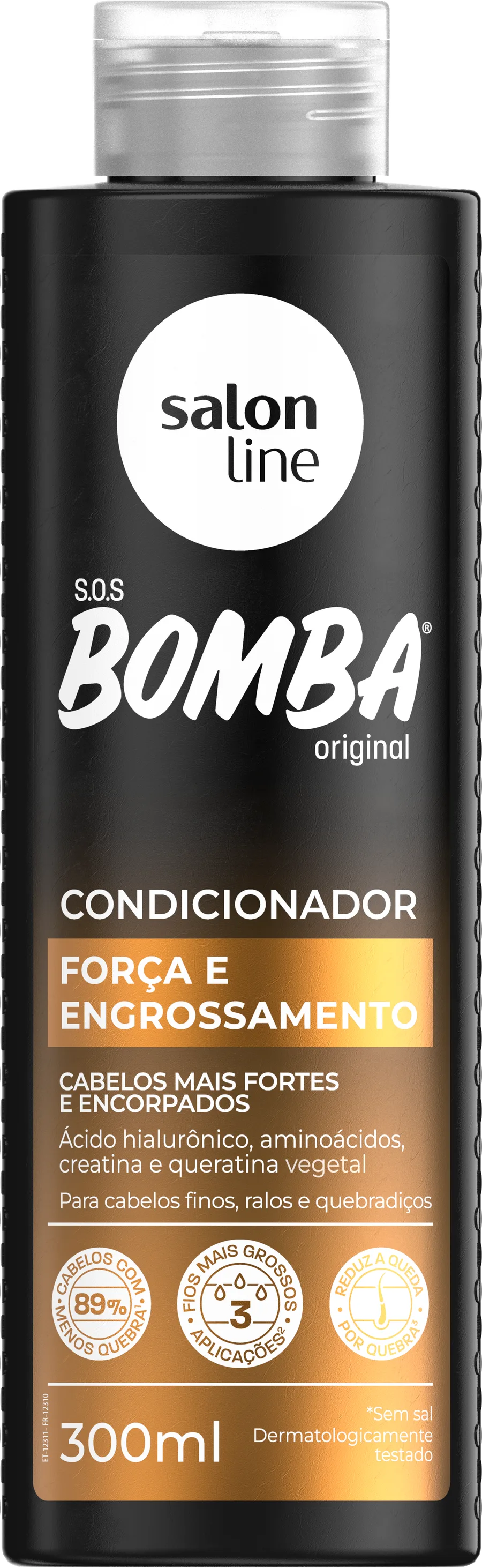 S.LINE COND 300ML FORCA E ENGROSSAMENTO