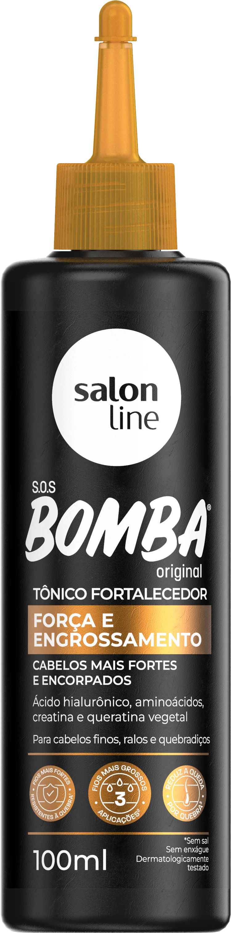 S.LINE TONICO 100ML BOMBA FORCA E ENGROSSAMENTO