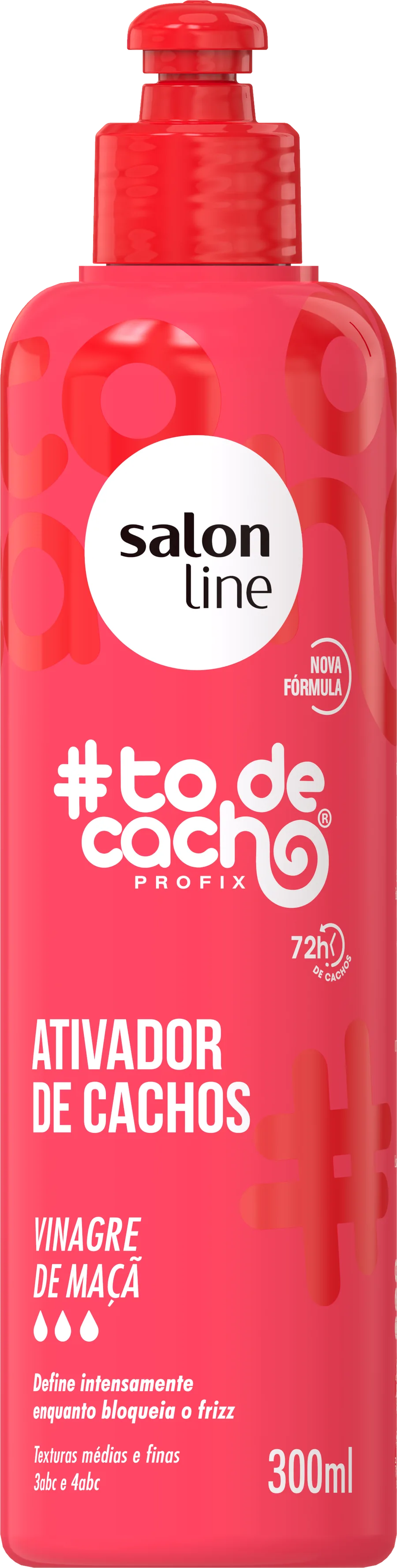 S.LINE ATIVADOR 300ML CONDI TODECACHO VINAGRE MACÃ