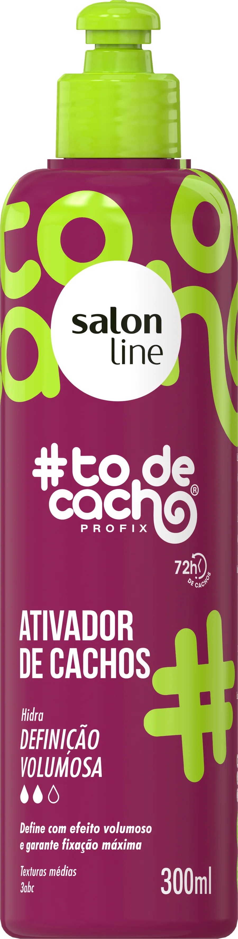 S.LINE ATIVADOR 300ML TODECACHO HIDRA DEFIN VOLUM
