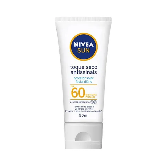 NIVEA SUN PROT SOLAR 50ML FACIAL TOQUE SECO F60