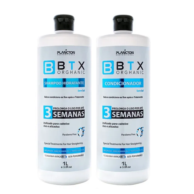 PLANCTON KIT 1L SHAMPOO+CONDICIONADOR BTX ORGHANIC