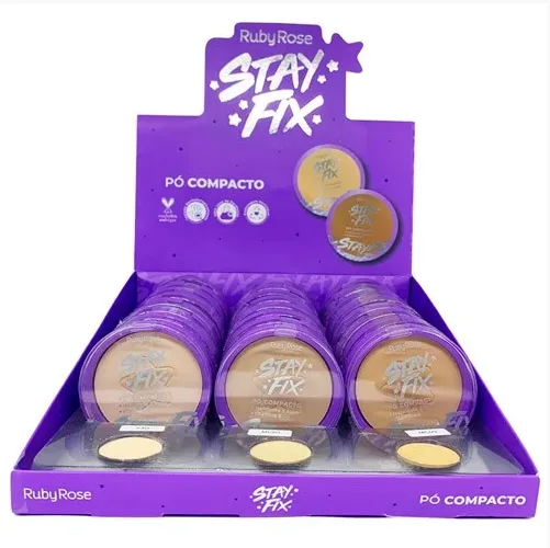 RUBY ROSE PO COMPACTO UN  STAY FIX HB 857-1