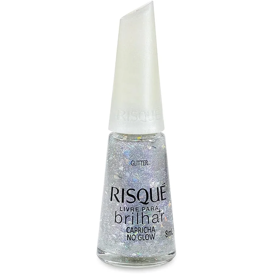 RISQUE ESM 8ML GLITTER CAPRICHA NO GLOW